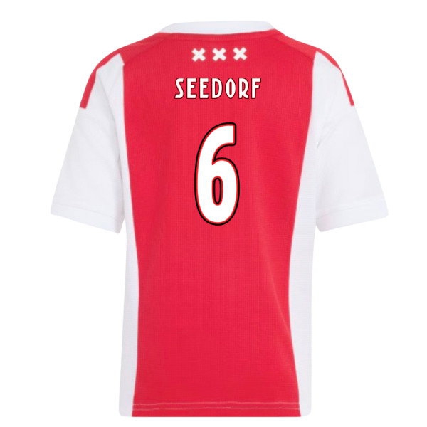 2026 2027 Ajax Little Mini Kit Home Boys Apparel (Seedorf 6)-ProGear Kits